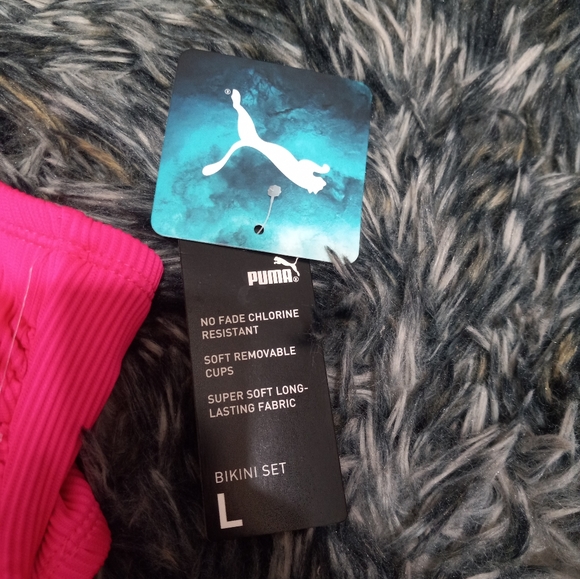 Bright Pink Puma Bikini Set - Picture 6 of 8